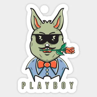 Playboy Rabbit Design Sticker